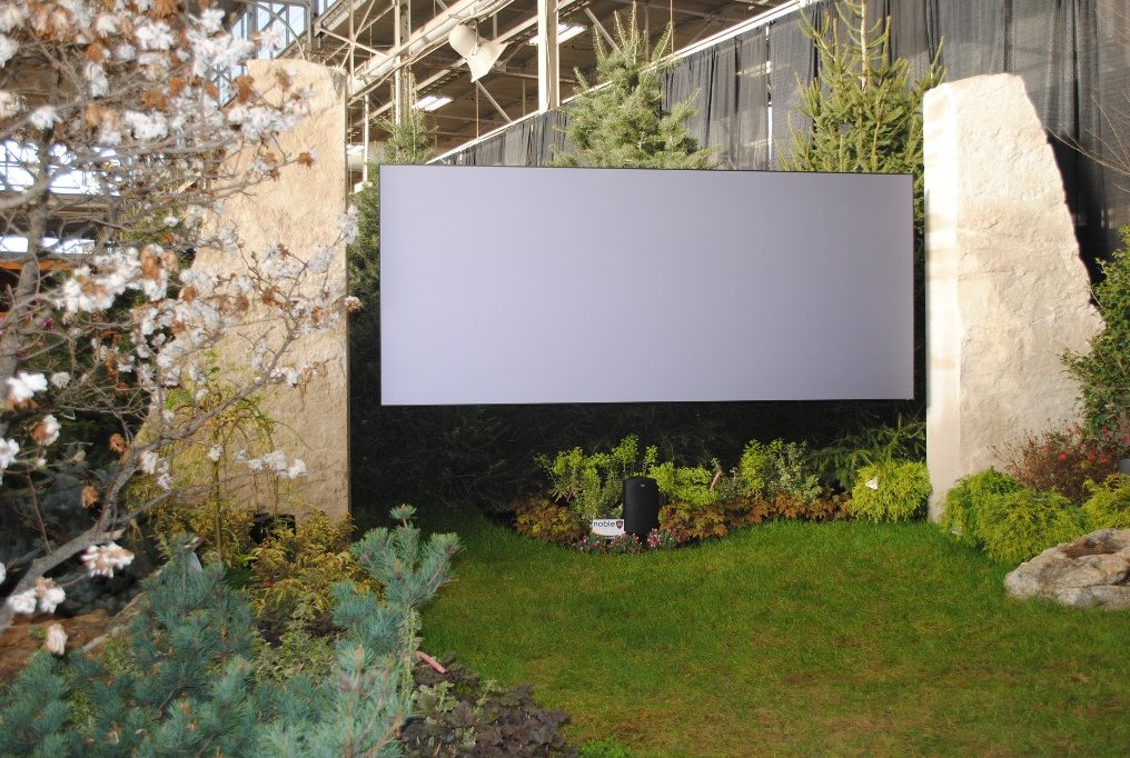 Dare to Dream flying outdoor screen by Noble A-V