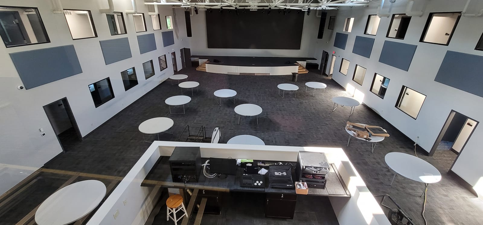 Interior view of The Farm conference center